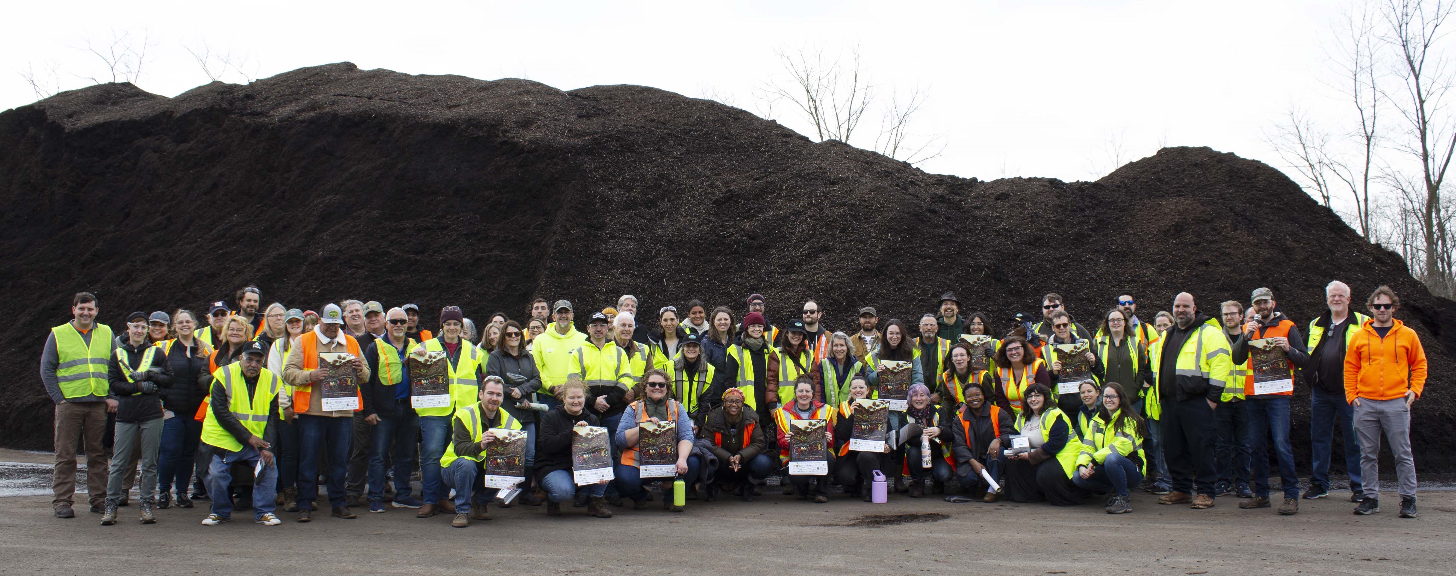 Tour of OCRRA's compost facility in 2023